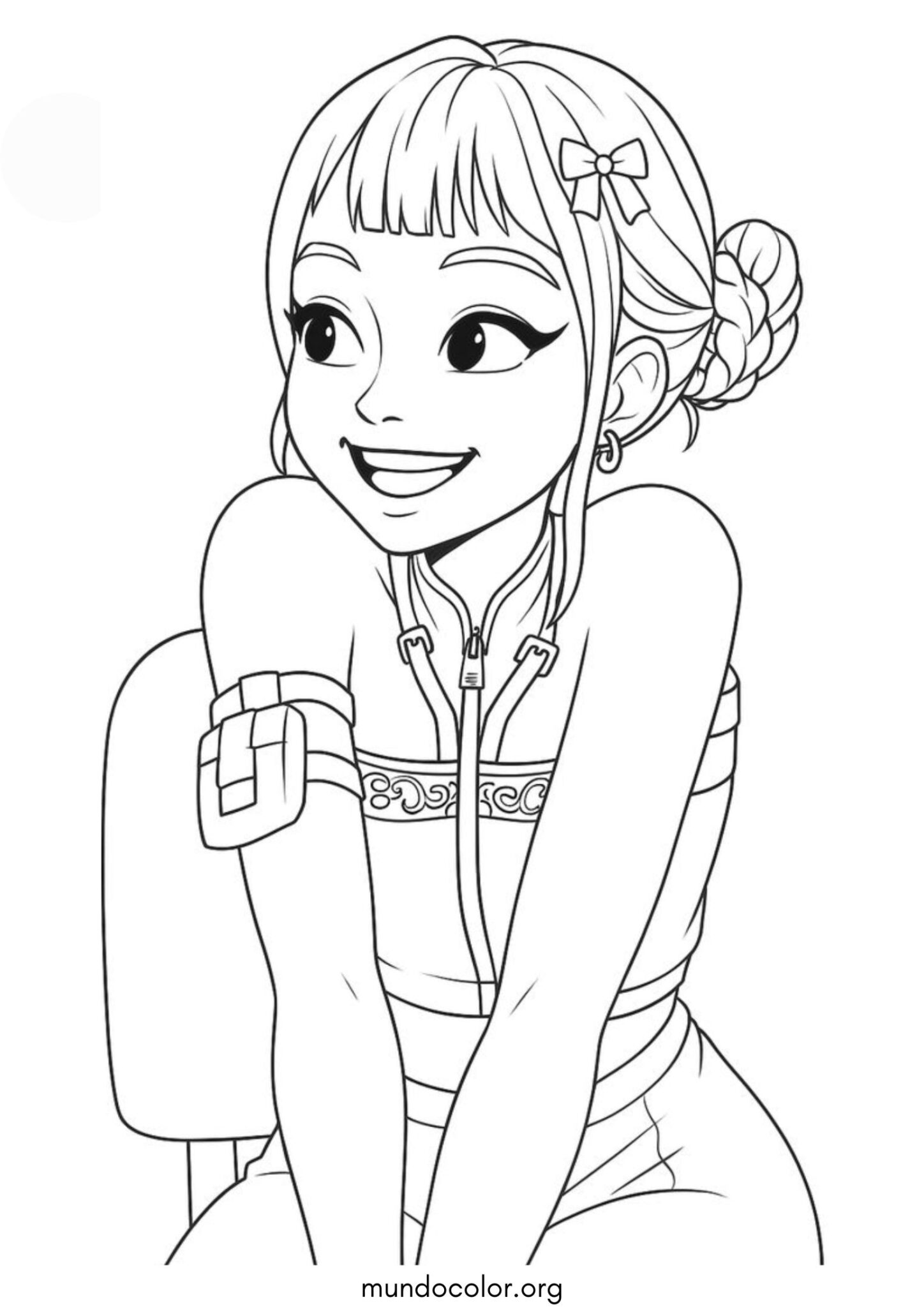 Dibujo de Zom tierna (K-Pop: Cazadores de demonios) para colorear