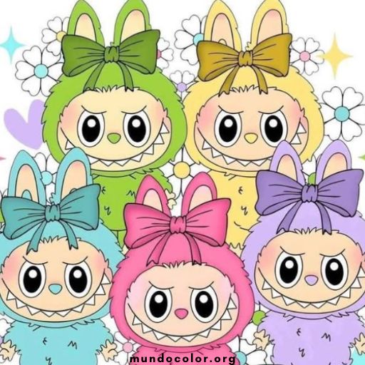 Розмальовки Labubu