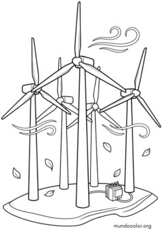 Día del Medio Ambiente – Central eólica con aerogeneradores