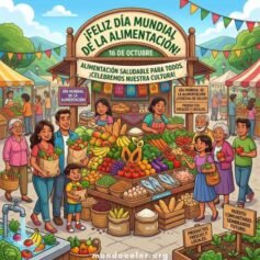 Dibujos del Día Mundial de la Alimentación para Colorear – PDF y A4