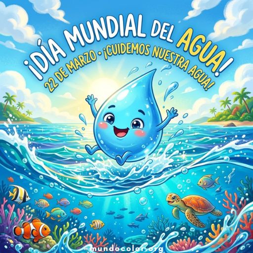 Розмальовки Día Mundial del Agua 💧