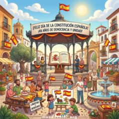 Dibujos del Día de la Constitución Española para Colorear – PDF