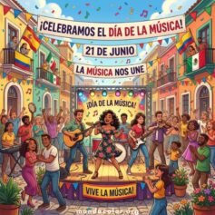 Dibujos del Día de la Música para Colorear – Gratis PDF y A4