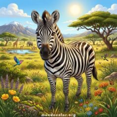 Dibujos de Cebras para Colorear 🦓 Gratis en PDF e Imprimir en A4