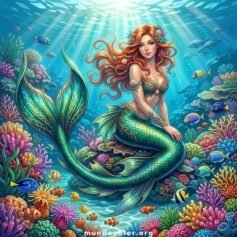 Dibujos de Sirenas para Colorear 🧜‍♀️ Gratis en PDF e Imprimir en A4