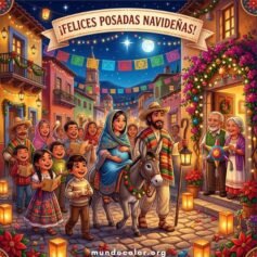 Dibujos de las Posadas para Colorear – Gratis en PDF e Imprimir A4