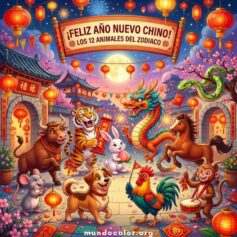 Dibujos del Año Nuevo Chino para Colorear – Zodíaco PDF y A4