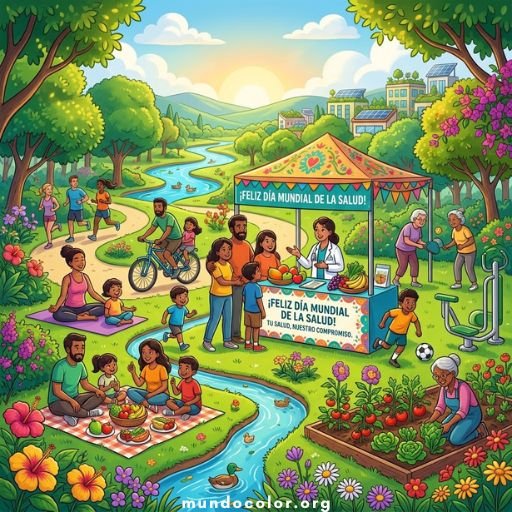 Dibujo de Día Mundial de la Salud