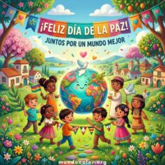 Dibujos del Día de la Paz para Colorear – Gratis PDF y A4