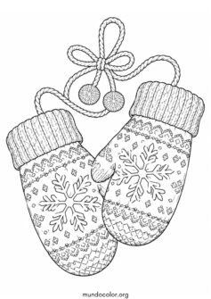 Invierno – Manoplas de nieve