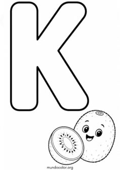 K — Kiwi (Letras del alfabeto español)