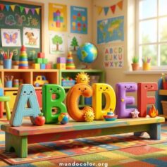 Letras para Colorear – Abecedario Completo Gratis PDF y A4