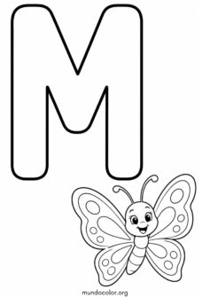 M — Mariposa (Letras del alfabeto español)