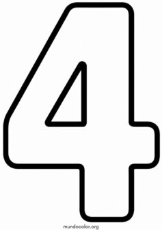 Número 4 (cuatro)