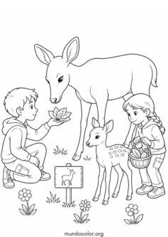 Día del Medio Ambiente – Reserva natural interactiva con ciervos