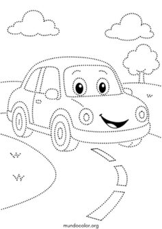 Unir los puntos – Coche