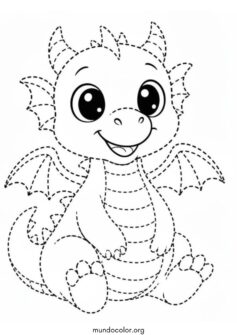 Unir los puntos – Dragón