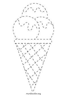 Unir los puntos – Helado