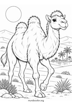 Camello en el desierto