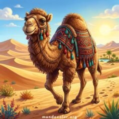 Dibujos de Camellos para Colorear – Camellos y Dromedarios PDF