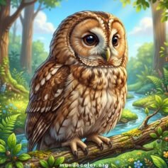 Dibujos de Búhos para Colorear 🦉 Búhos y Lechuzas PDF y A4