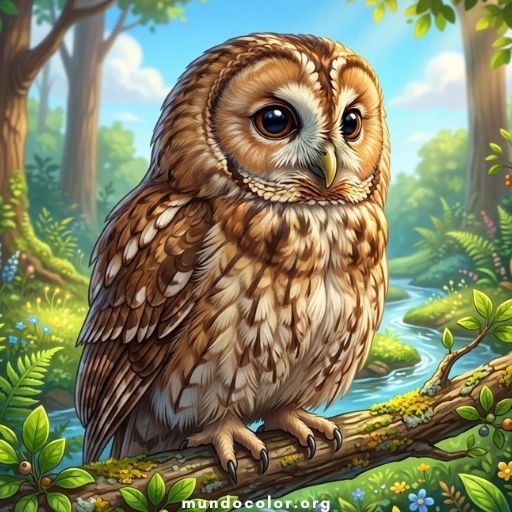 Dibujo de Búhos 🦉