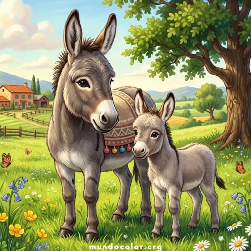 Dibujo de Burros y Burritos