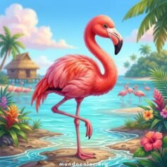 Dibujos de Flamencos para Colorear 🦩 Gratis en PDF e Imprimir A4