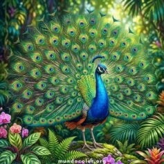 Dibujos de Pavos Reales para Colorear 🦚 Gratis en PDF y A4