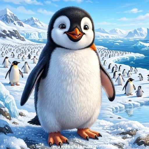 Dibujo de Pingüinos 🐧