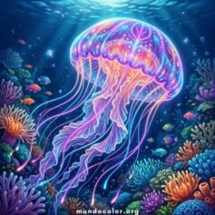 Dibujos de Medusas para Colorear – Gratis en PDF e Imprimir A4